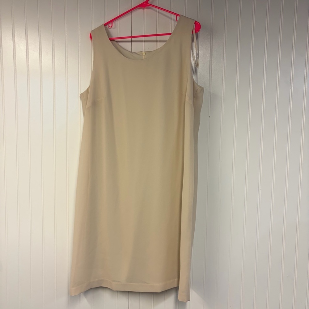 Jessica Howard Cream Sleeveless Dress Formal 18W